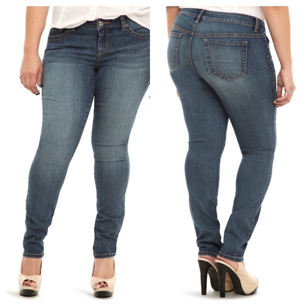Torrid Jeans Skinny 18 Short High Waist Stretch